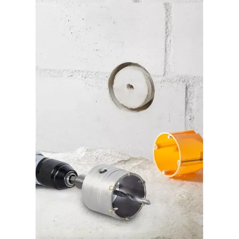 Kernboor KWB 175180 single 8 cm voor baksteen beton marmer steen