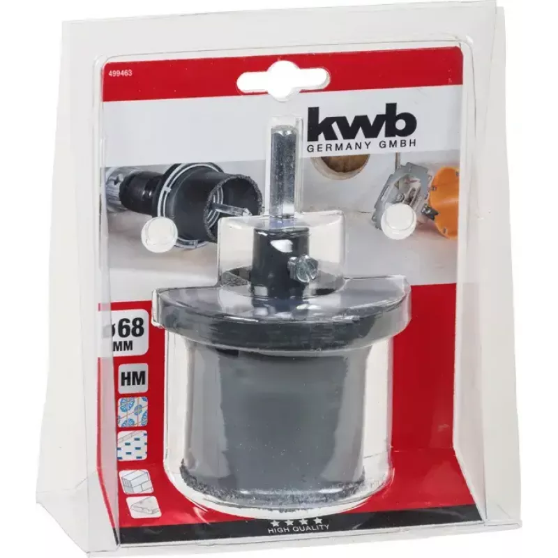 Gatenzaag KWB 499463 single 6,8 cm voor keramiek beton kunststof
