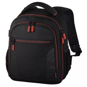 Hama Miami backpack case zwart, rood