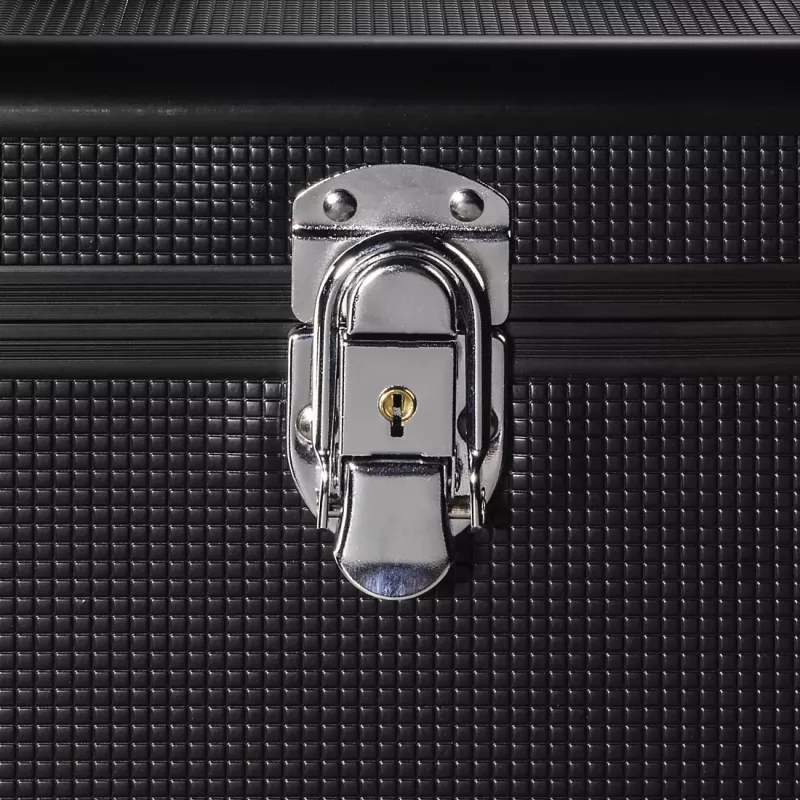 Hama 00181436 opbergkoffer Microgroove platencase zwart