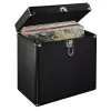 Hama 00181436 opbergkoffer Microgroove platencase zwart