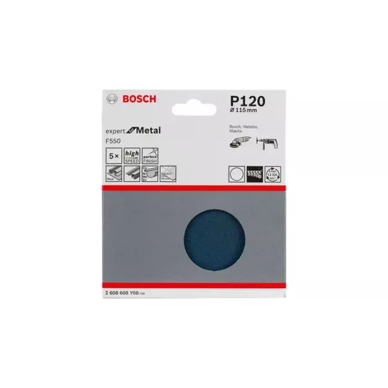 Doorslijpschijf Bosch F550 Expert for Metal 2608608Y14