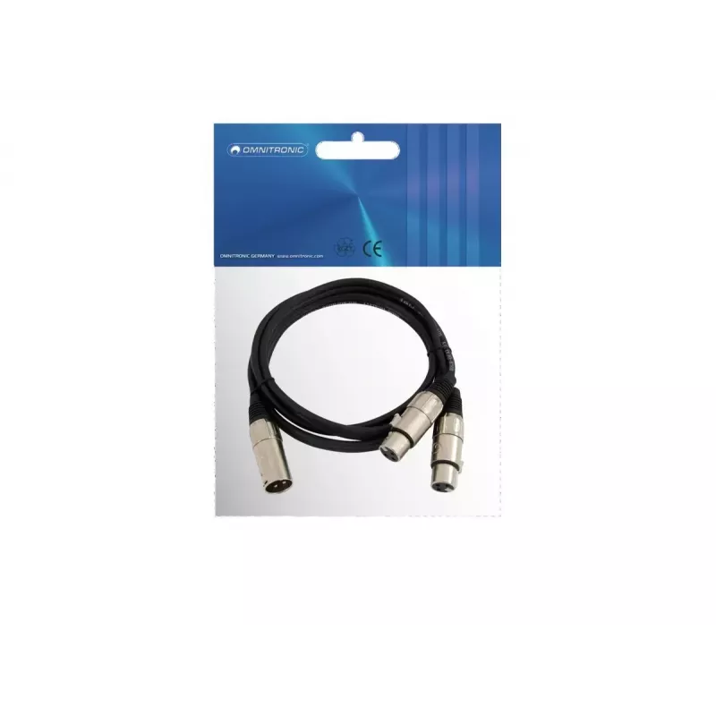 Audiokabel Omnitronic 30225207 XLR 0,5 m