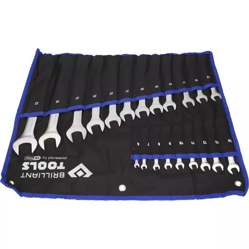 Brilliant Tools BT011021 Ring-steeksleutelset, 21 st.