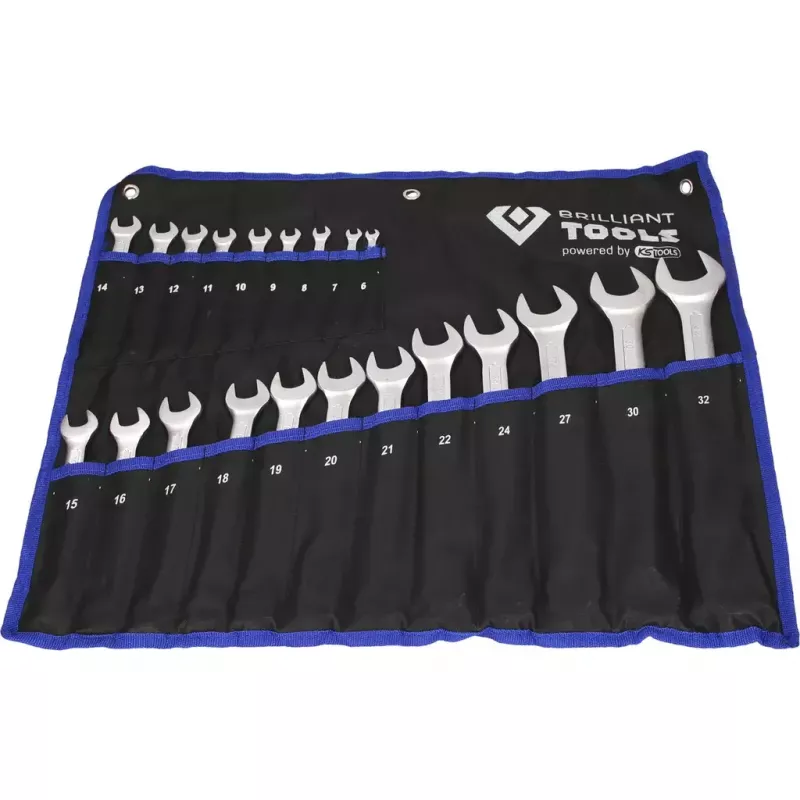 Brilliant Tools BT011021 Ring-steeksleutelset, 21 st.