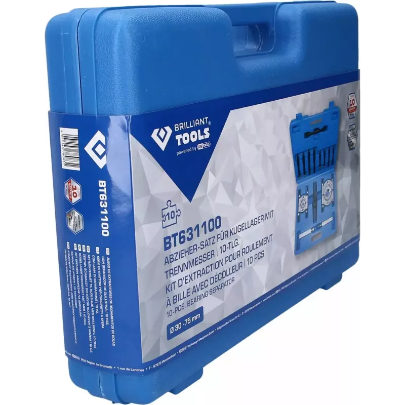 KS Tools Brilliant Tools BT631100 Lagertrekkerset, 10 st.