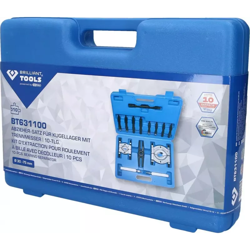 KS Tools Brilliant Tools BT631100 Lagertrekkerset, 10 st.