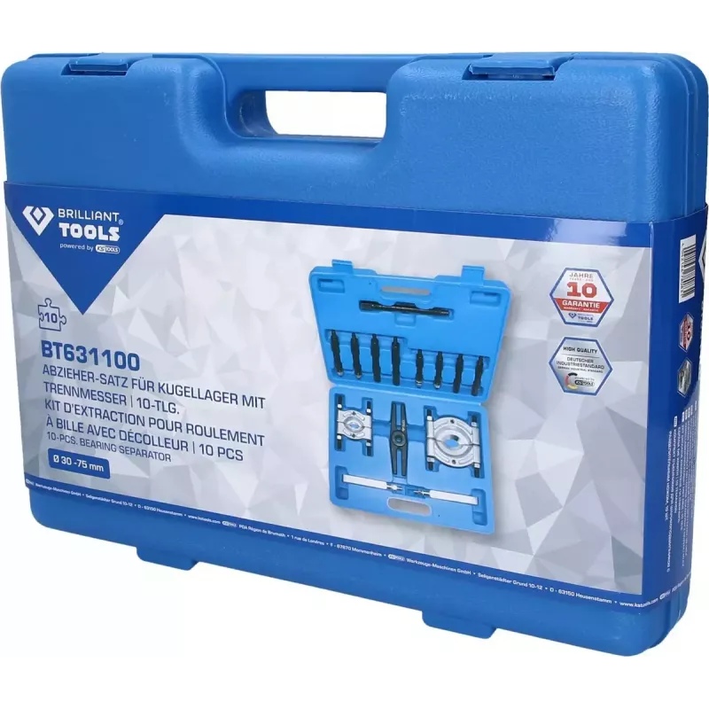 KS Tools Brilliant Tools BT631100 Lagertrekkerset, 10 st.