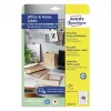 Zelfklevend printeretiket Avery LR3657-10 wit 2,54x4,85 cm 400 stuks
