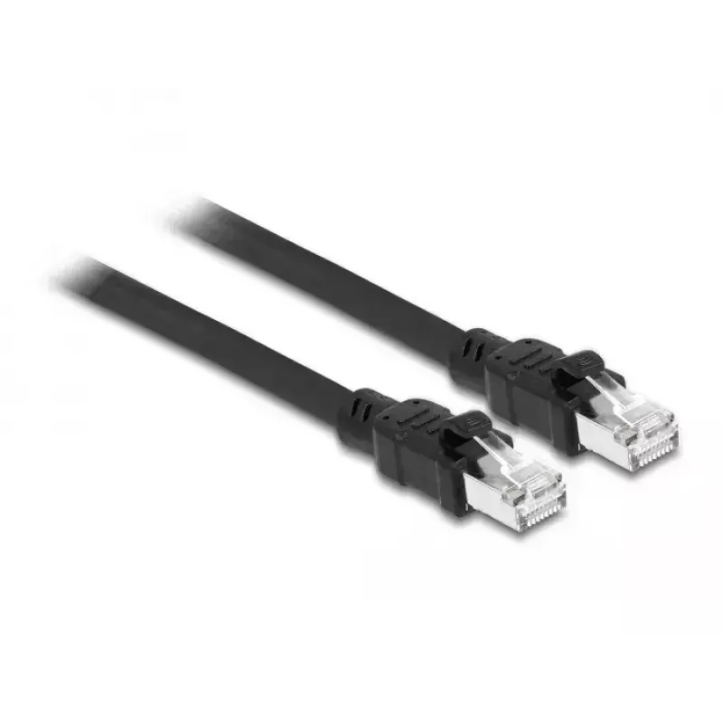 DeLOCK netwerkkabel RJ45 Cat.6A F/UTP 0,5 m zwart