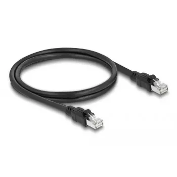 DeLOCK netwerkkabel RJ45 Cat.6A F/UTP 1 m zwart