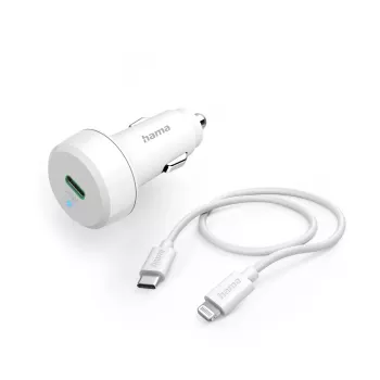 Hama 00201611 mobiele oplader smartphone, tablet wit sigarettenaansteker auto