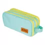 Pennenzak Herlitz Neon Soft polyester mint geel 235x110x75mm