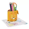 Herlitz 300001508 Lion zacht etui, polyester, oranje/geel