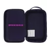 Pennenzak Herlitz 2 Go CamoPurple polyester blauw paars 210x130x60mm