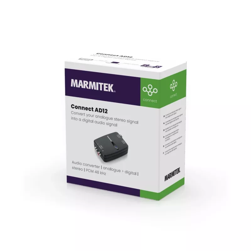 Marmitek Connect AD12 zwart 25008412 HDMI-audio-extractor 4K