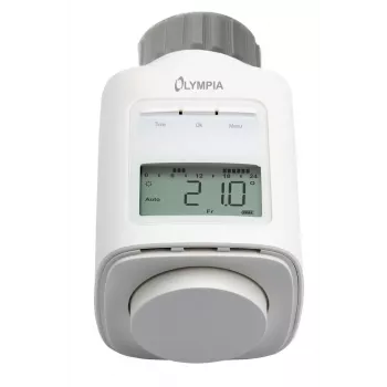 Radiatorthermostaat Olympia HT 430-23A (model 73036) wit, elektronische regeling