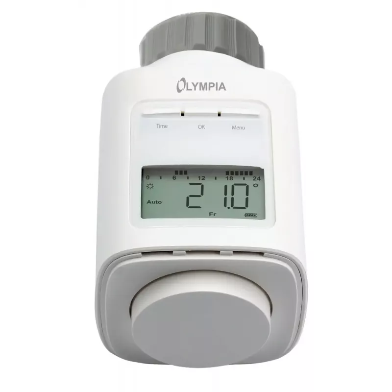 Radiatorthermostaat Olympia HT 430-23A (model 73036) wit, elektronische regeling