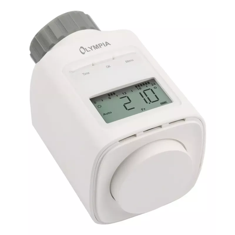 Radiatorthermostaat Olympia HT 430-23A (model 73036) wit, elektronische regeling
