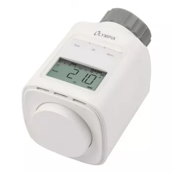 Radiatorthermostaat Olympia HT 430-23A (model 73036) wit, elektronische regeling