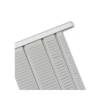 Nobo T-Card verbindingsstangen metaal maat 24, aluminium, wit, 772 mm, 13 mm, 450 g, 36 mm