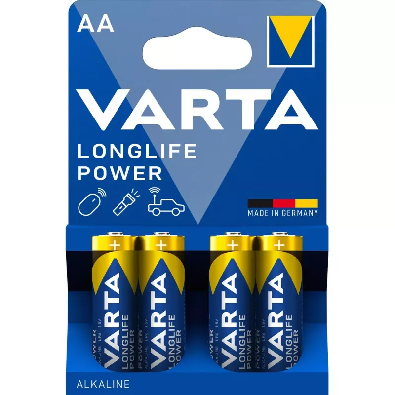Eenmalige batterij Varta 4906/4B AA alkaline