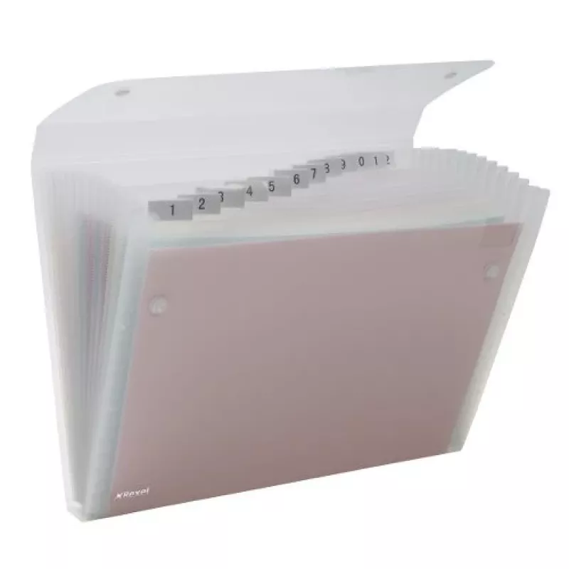 Rexel ICE Expander 13 vakken transparant, Polypropyleen (PP), 260 vel, A4, 330 mm, 245 mm