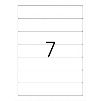 Zelfklevend printeretiket HERMA A4 192x38 mm 700 stuks