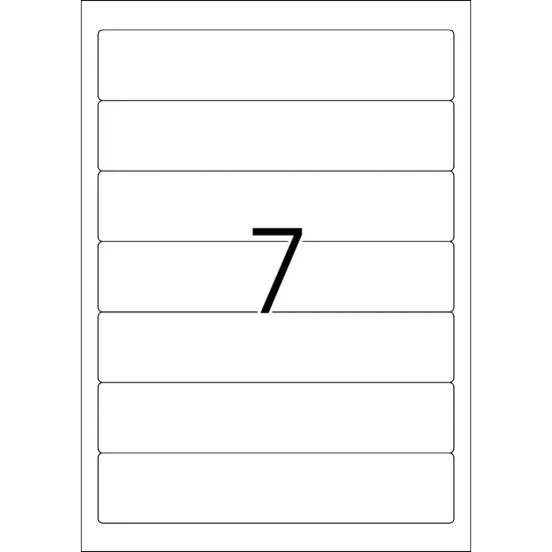 Zelfklevend printeretiket HERMA A4 192x38 mm 700 stuks
