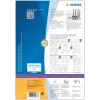 Zelfklevend printeretiket HERMA A4 192x38 mm 700 stuks