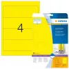 Aktenetiketten HERMA A4 192x61 mm geel papier mat ondoorzichtig 80 stuks