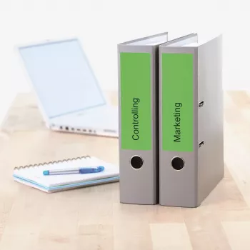 Aktenetiketten HERMA A4 192x61 mm groen papier mat ondoorzichtig 80 stuks