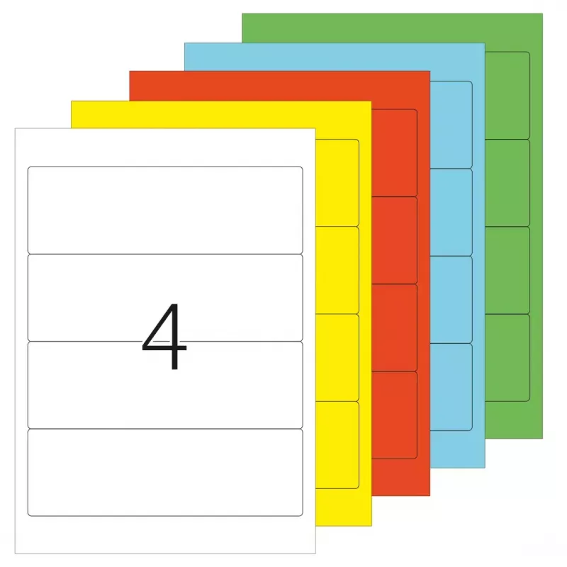 Aktenetiketten HERMA A4 192x61 mm wit papier mat ondoorzichtig 100 stuks