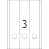 Aktenetiketten HERMA A4 61x297 mm wit papier mat ondoorzichtig 75 stuks