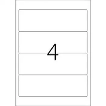Inktjetetiketten HERMA A4 192x61 mm wit papier mat 100 stuks