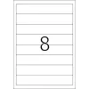HERMA rugetiketten A4 192x34 mm wit papier mat ondoorzichtig 200 stuks