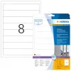 Herbruikbare aktenetiketten HERMA A4 192x34 mm wit 200 stuks