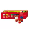 Op waterbasis verf Herlitz 8643025 zwart blauw groen rood wit geel 25 ml glas 6 stuks