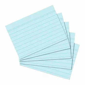 Karteikarte Herlitz 10836187 blauw 1 stuk