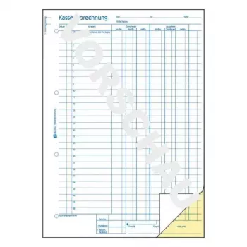 Administratieboek Avery 427 blauw wit