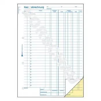 Administratieboek Avery 428 blauw wit geel