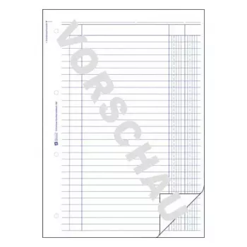 Administratieboek Avery 450 blauw wit
