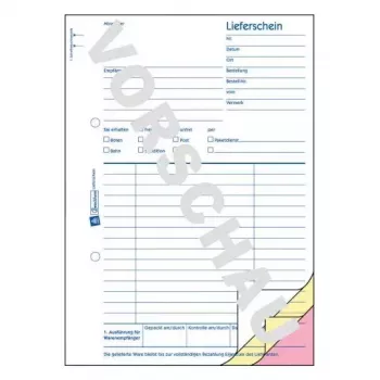 Administratieboek Avery 721 blauw wit