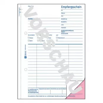 Administratieboek Avery 726 blauw wit