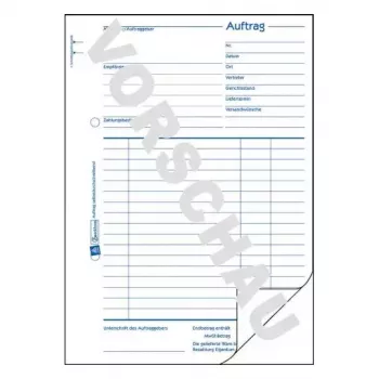 Administratieboek Avery 756 blauw wit