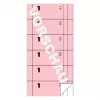 Avery Zweckform 831 Obersblok (Bonbuch), 105 x 198 mm, roze, 2 x 50 vel