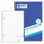Schrift A5 Avery 904 50 blad blauw wit
