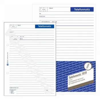 Avery Zweckform 1019 Telefoonnotitieboek, A5, 50 vel