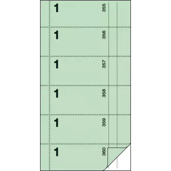 Niet-hechtend etiket Sigel BO001 groen rechthoek 105 x 200 mm