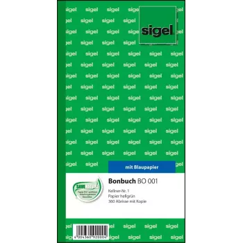 Niet-hechtend etiket Sigel BO001 groen rechthoek 105 x 200 mm